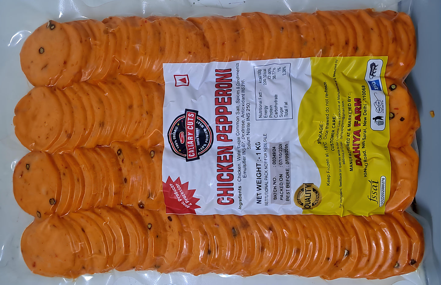 calgary cuts chicken pepperoni